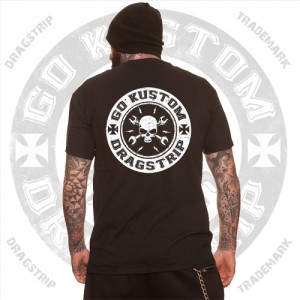 Dragstrip Clothing Go Kustom Mens T`shirt